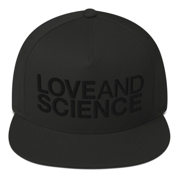 Love and Science Block Print Cap Black 1