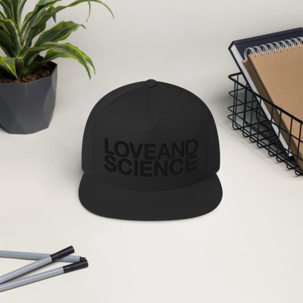 Love and Science Block Print Cap Black 3