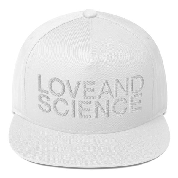 Love and Science Block Print Cap White 1