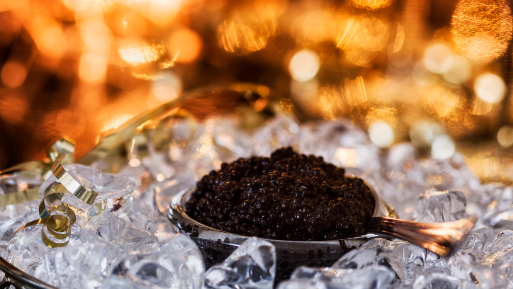 caviar on ice