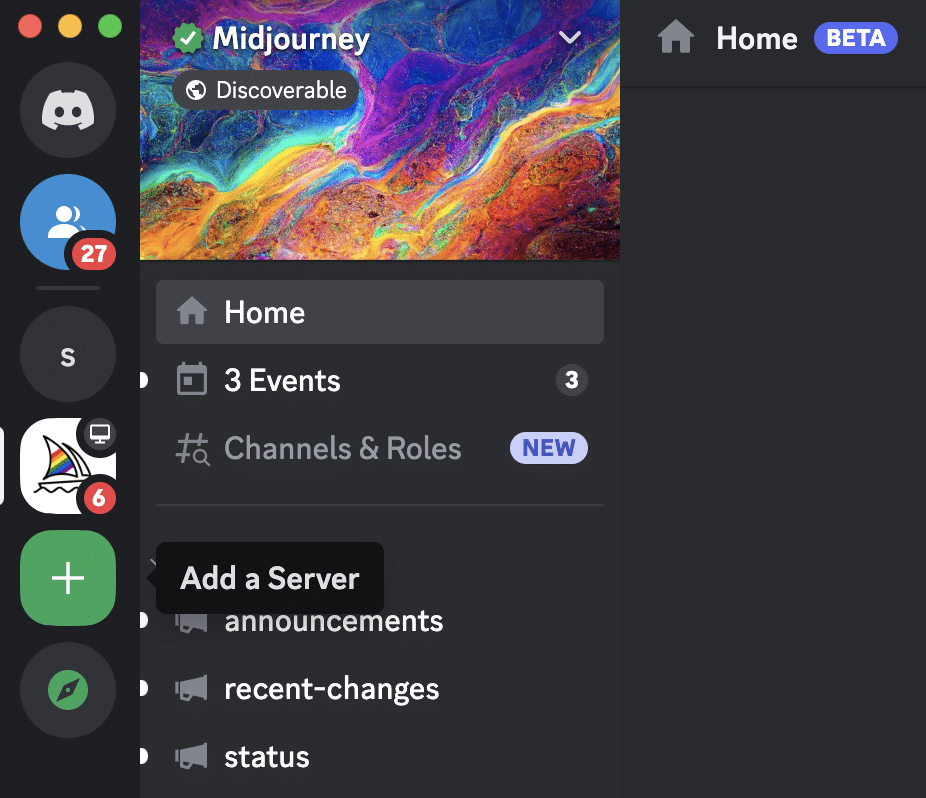 Server Home Beta – Discord