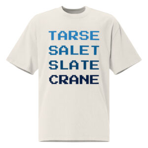 Wordle Zuckerberg Tee (Blue)