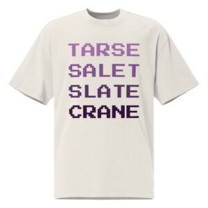 Wordle Zuckerberg Tee (Purple)